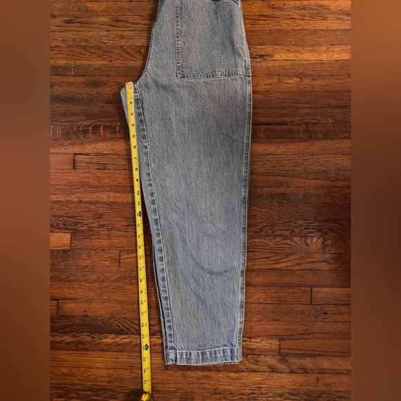 Madewell Denim Zip Smocked Waist Jumpsuit - Baisley Wash - Picture 11 of 11